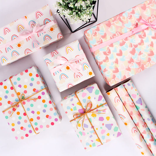 Gift wrapping paper two-side offset paper