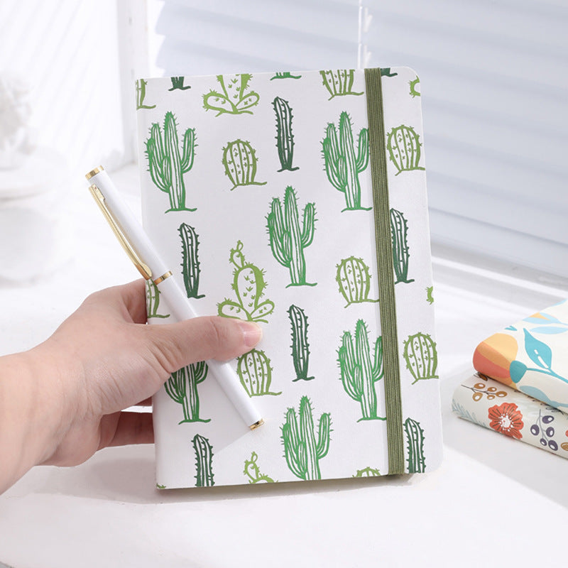 A5 Advanced printing notebook PU thickened dot matrix