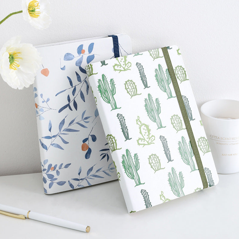 A5 Advanced printing notebook PU thickened dot matrix