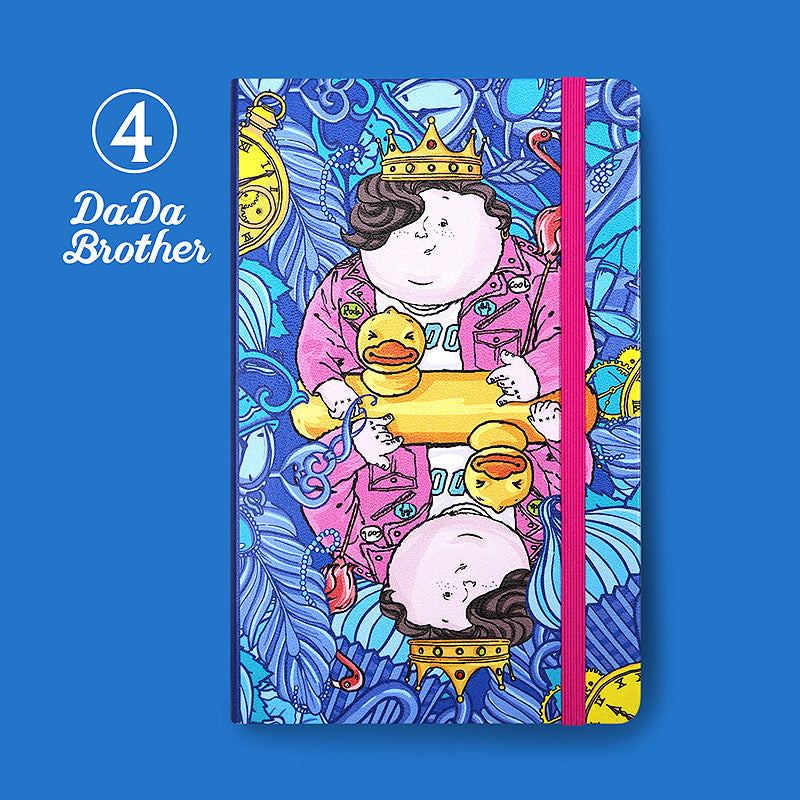 Color cartoon hardback A5 Creative notebook anime book