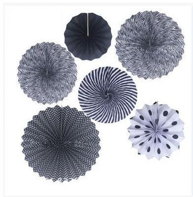 Wedding holiday party decoration paper fan flower set