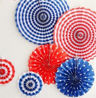 Wedding holiday party decoration paper fan flower set