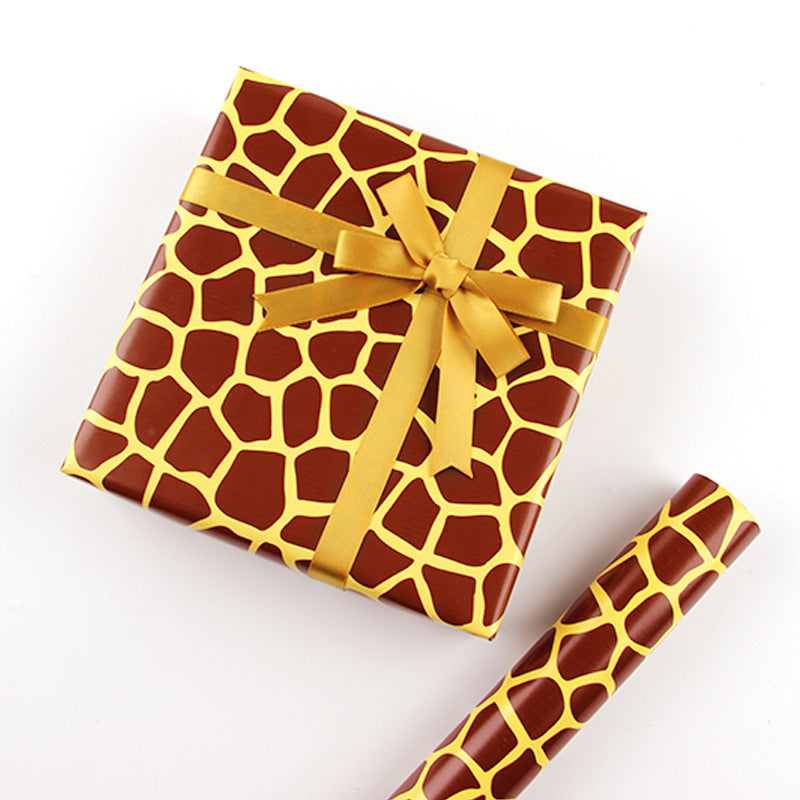 Animal striped gift wrapping paper leopard print snakeskin zebra-stripe