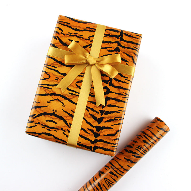 Animal striped gift wrapping paper leopard print snakeskin zebra-stripe