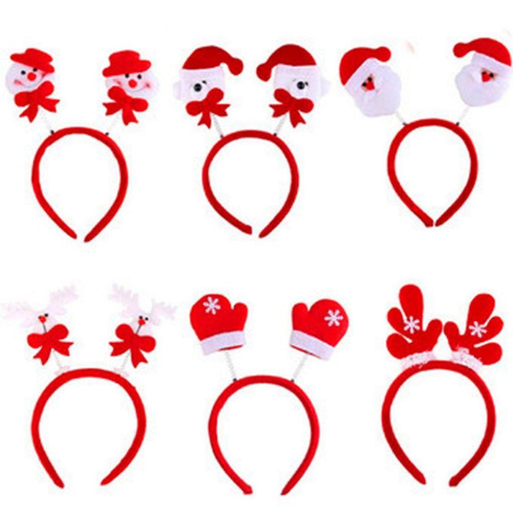 Christmas headgear Christmas performance props big bells Christmas antlers Headband