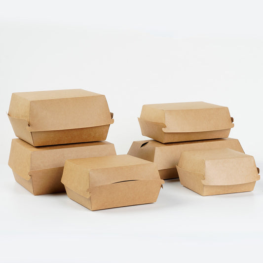 Free folding food grade kraft paper products food packaging box