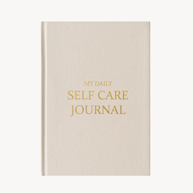 Gratitude Journal Self-Care Journal A5 notebook with gold cover