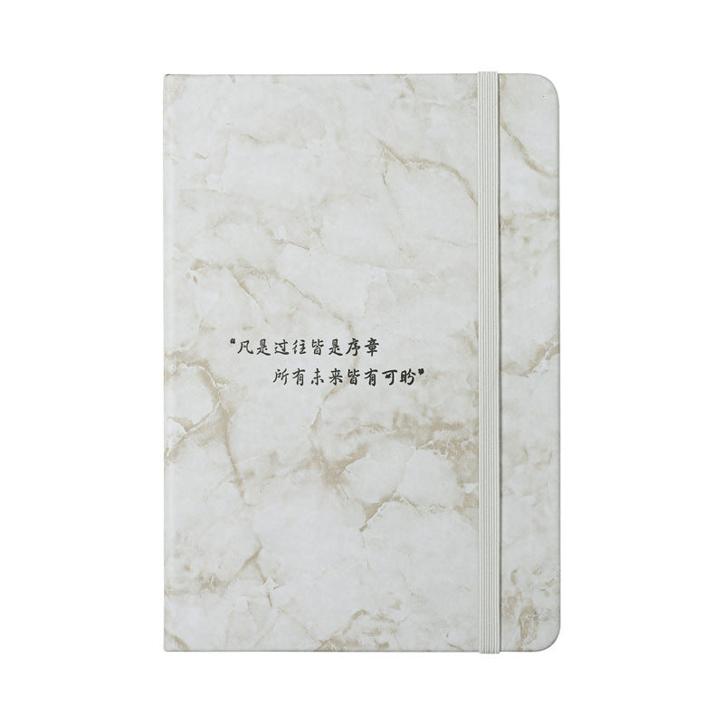 Student notebook Marbled A5 notepad A6 Hot stamping PU notebook