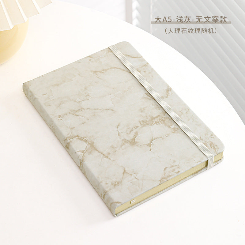 Student notebook Marbled A5 notepad A6 Hot stamping PU notebook
