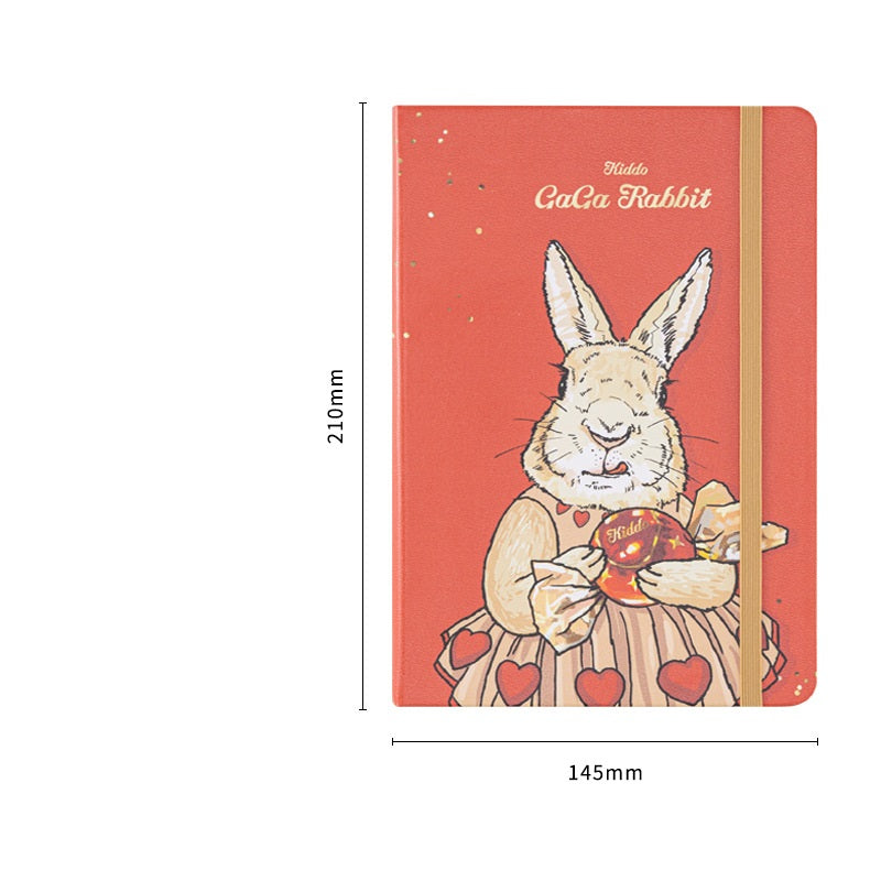 A5 Notebook Rabbit cartoon cute notepad Beautiful diary notebook