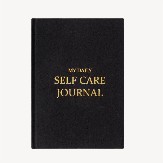 Gratitude Journal Self-Care Journal A5 notebook with gold cover