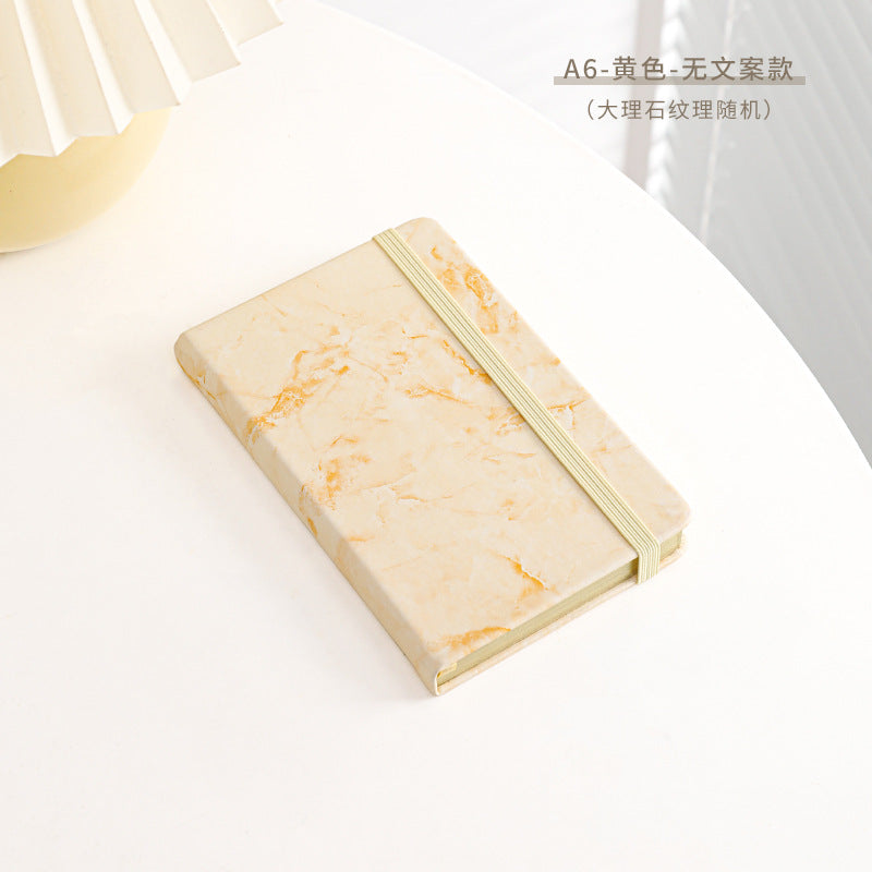 Student notebook Marbled A5 notepad A6 Hot stamping PU notebook