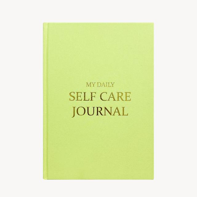 Gratitude Journal Self-Care Journal A5 notebook with gold cover