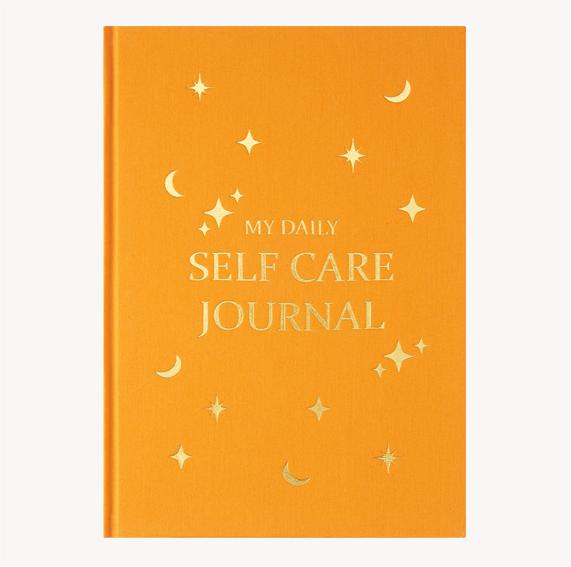 Gratitude Journal Self-Care Journal A5 notebook with gold cover
