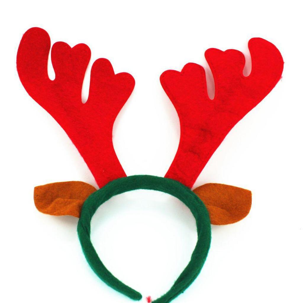 Christmas headgear Christmas performance props big bells Christmas antlers Headband