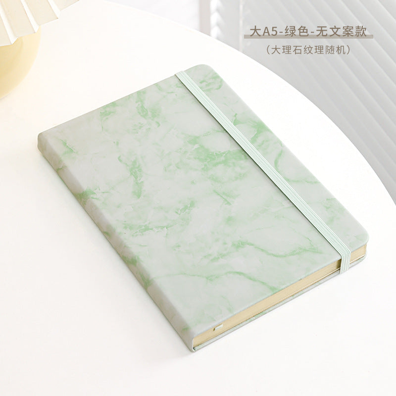 Student notebook Marbled A5 notepad A6 Hot stamping PU notebook