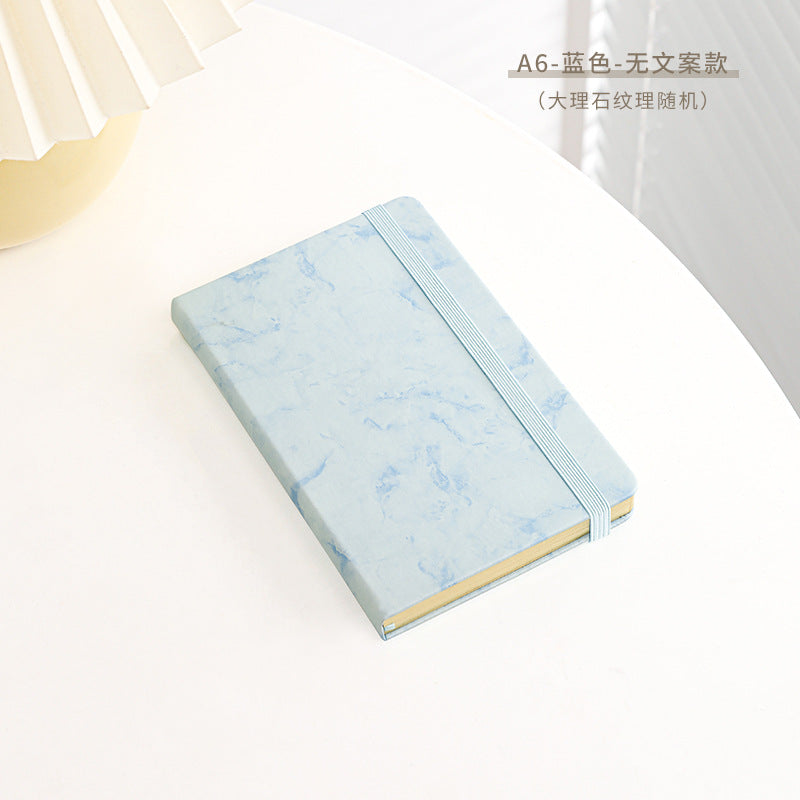 Student notebook Marbled A5 notepad A6 Hot stamping PU notebook