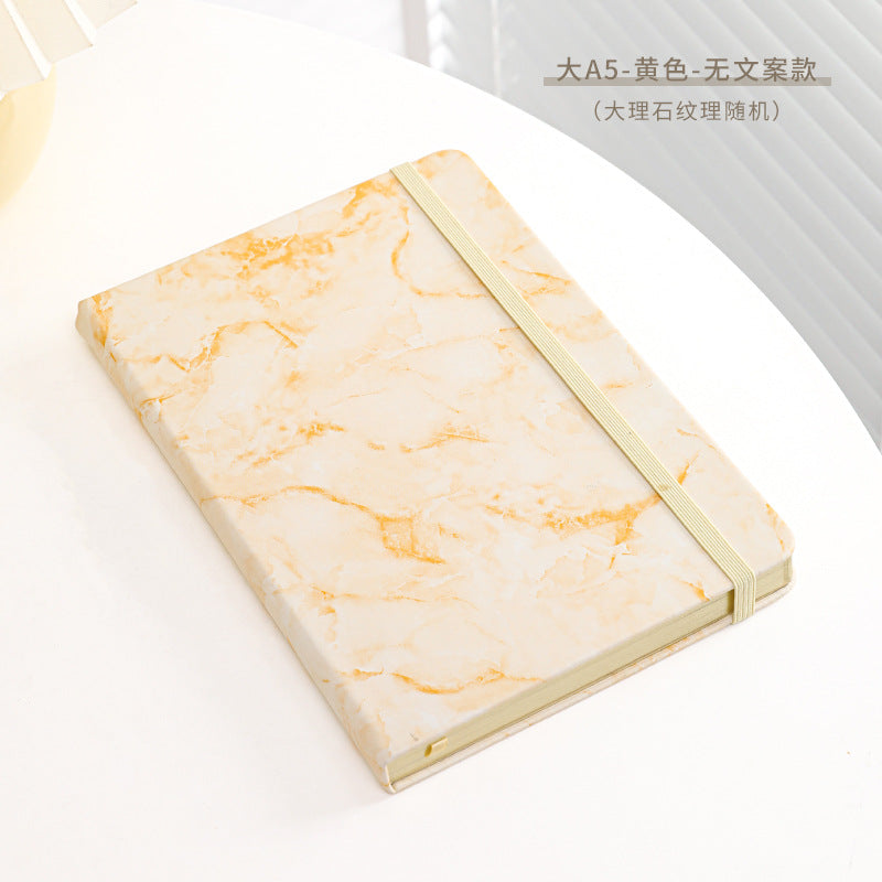 Student notebook Marbled A5 notepad A6 Hot stamping PU notebook