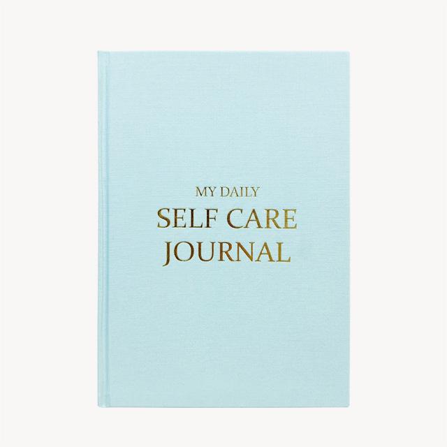 Gratitude Journal Self-Care Journal A5 notebook with gold cover