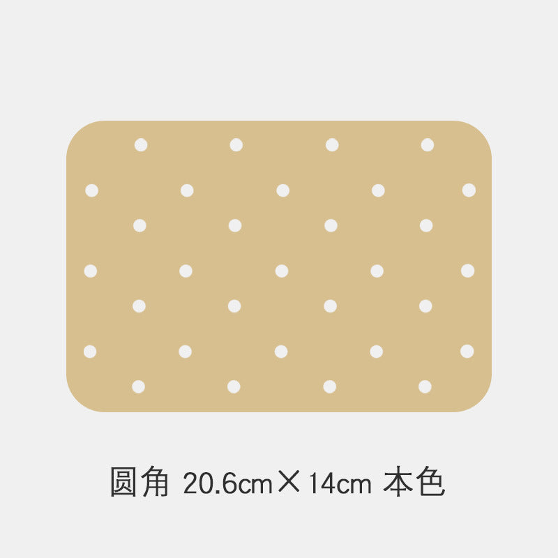 Kitchen parchment double sided silicone oil paper air fryer blotter accessory paper