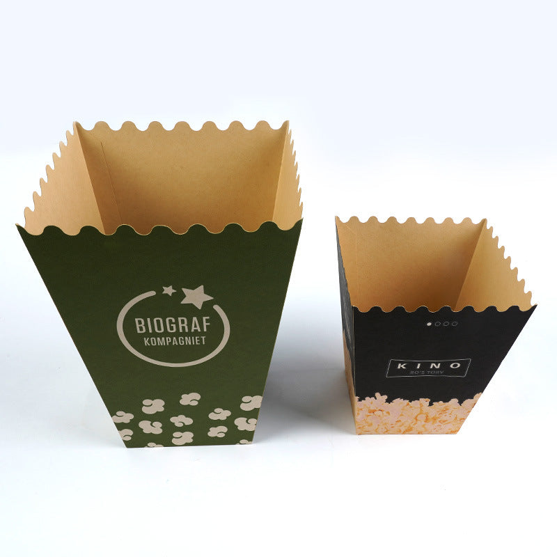 Food grade coated bamboo pulp food carton with thickened hook bottom
