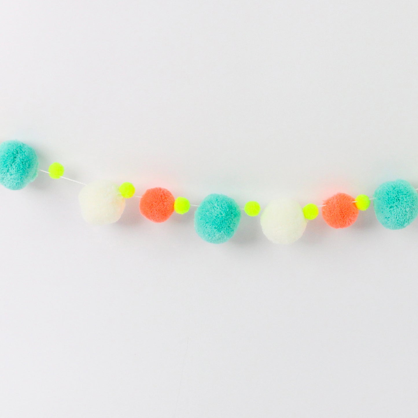 2m party decoration fluorescent pompom string