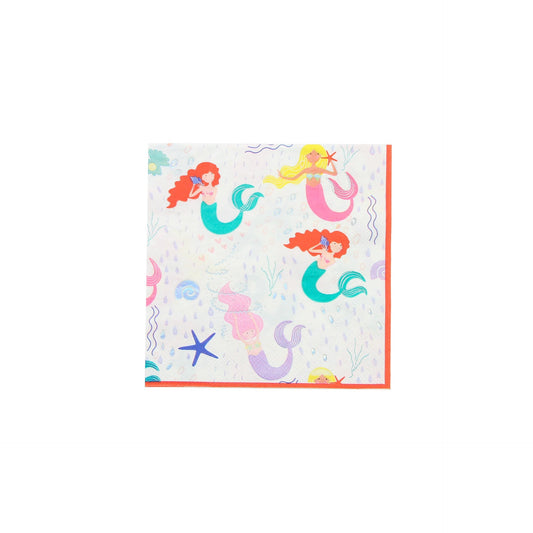 Birthday Party Decoration Mermaid Napkin