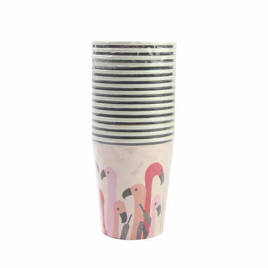 Party Decorations Flamingo Paper Cups