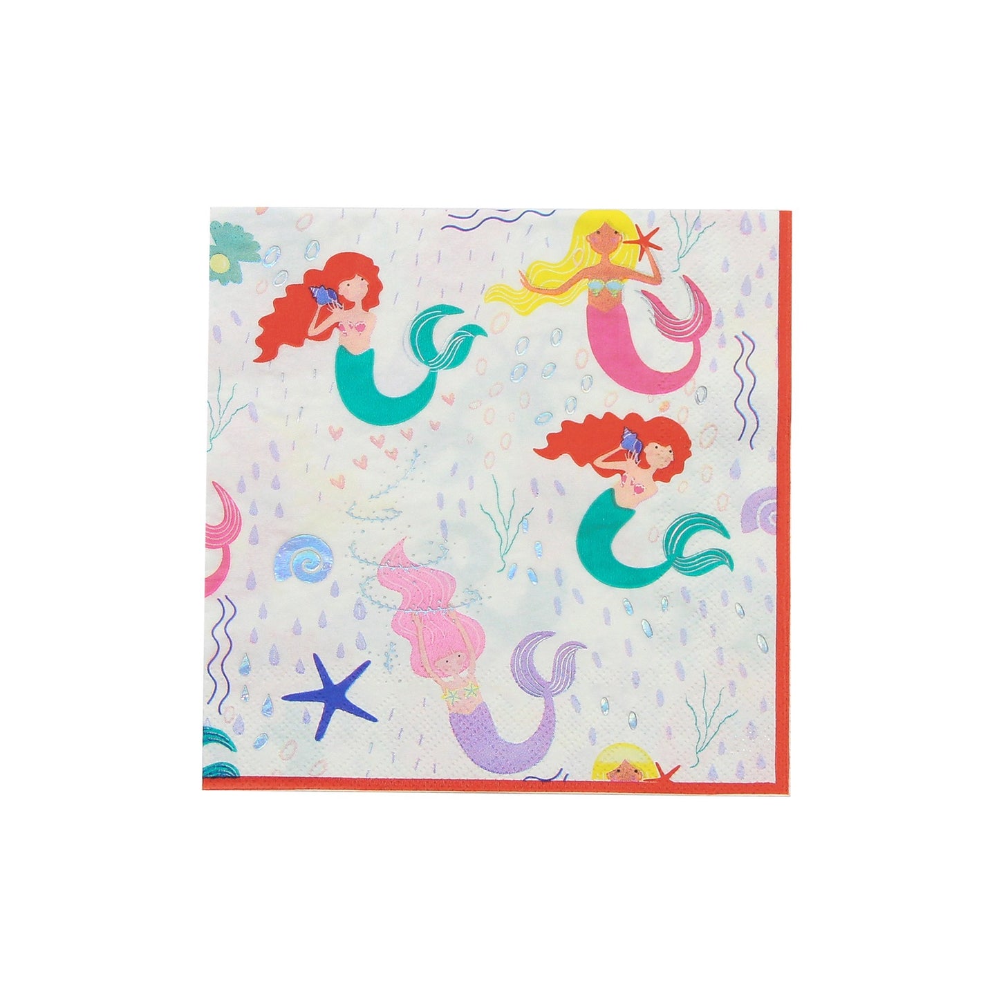 Birthday Party Decoration Mermaid Napkin