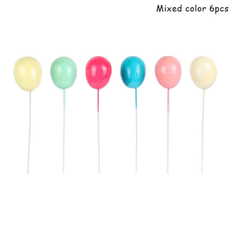 Colorful balloons Rainbow Clouds Baking cake decoration topper