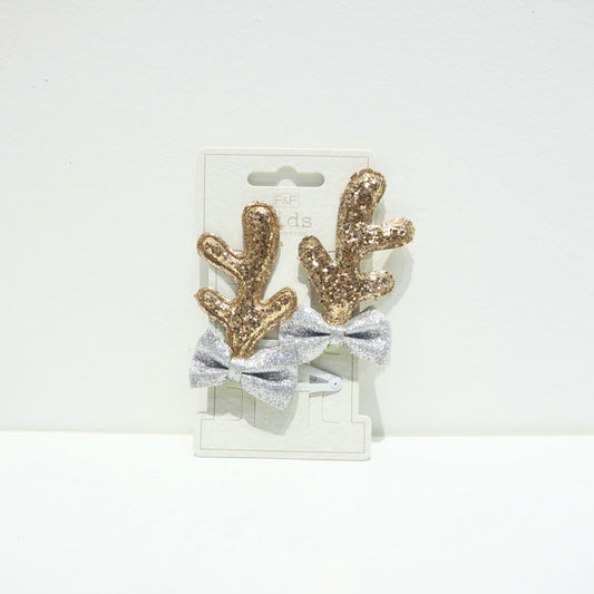 Christmas Deer Hair Clip