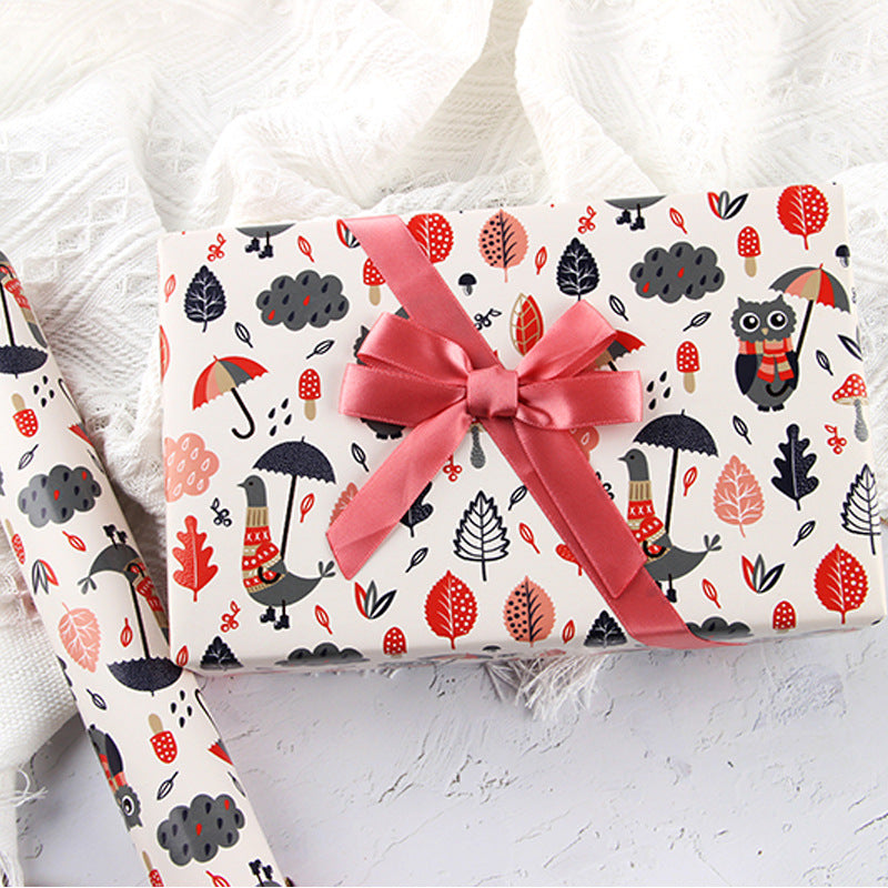 Coated gifts wrapping paper