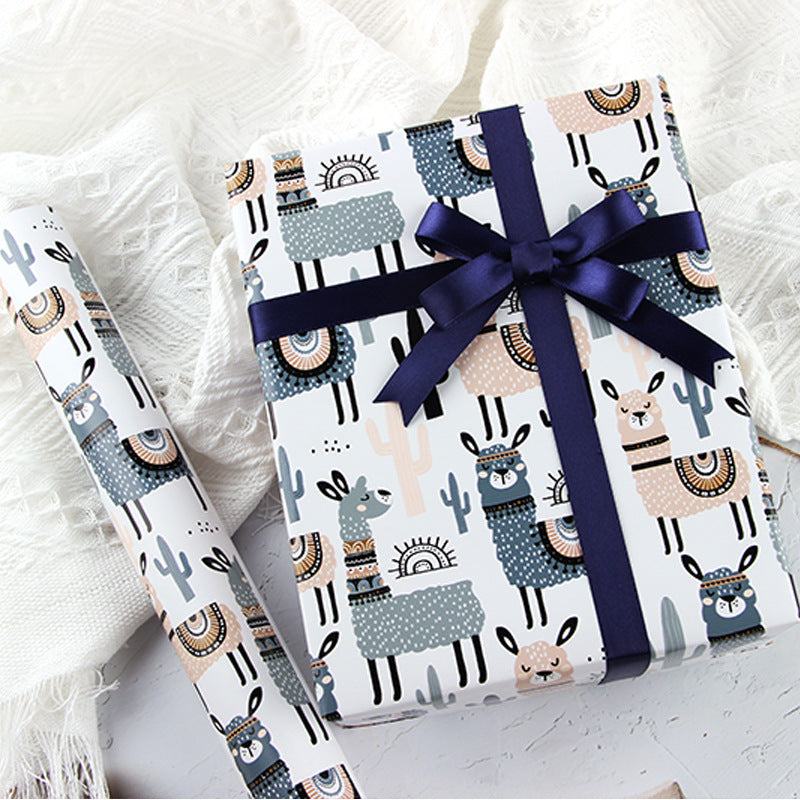 Coated gifts wrapping paper