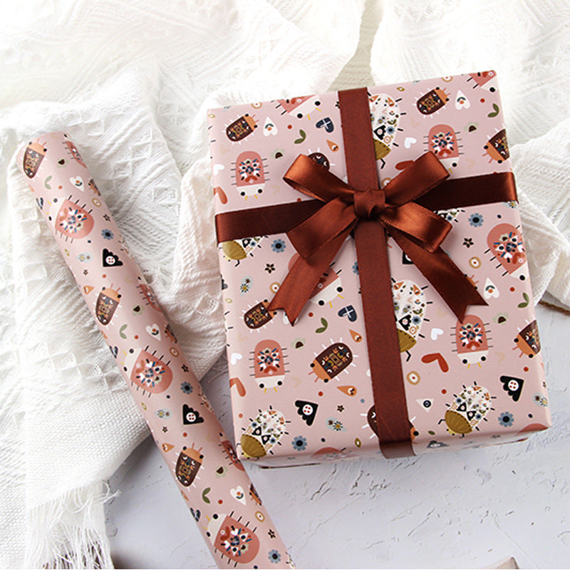 Coated gifts wrapping paper