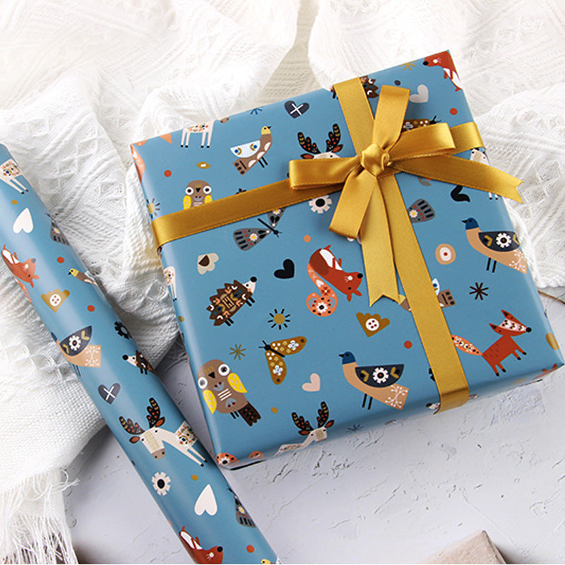 Coated gifts wrapping paper