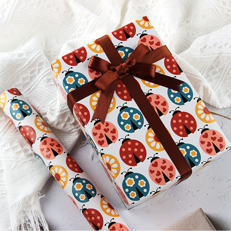 Coated gifts wrapping paper