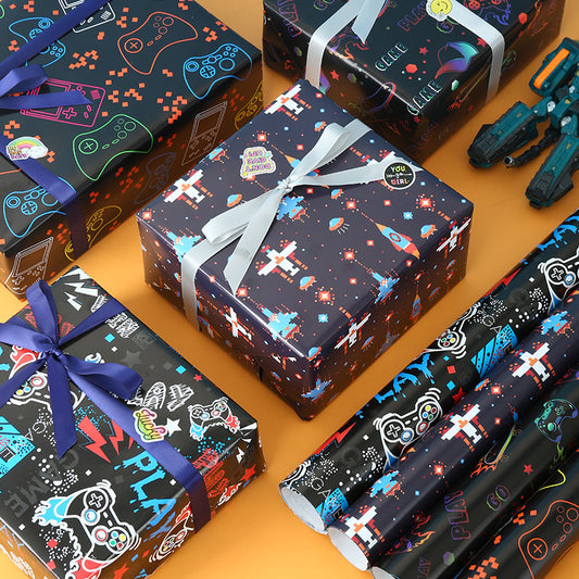 Coated gifts wrapping paper