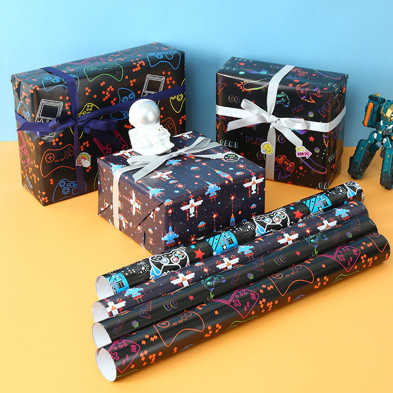 Coated gifts wrapping paper