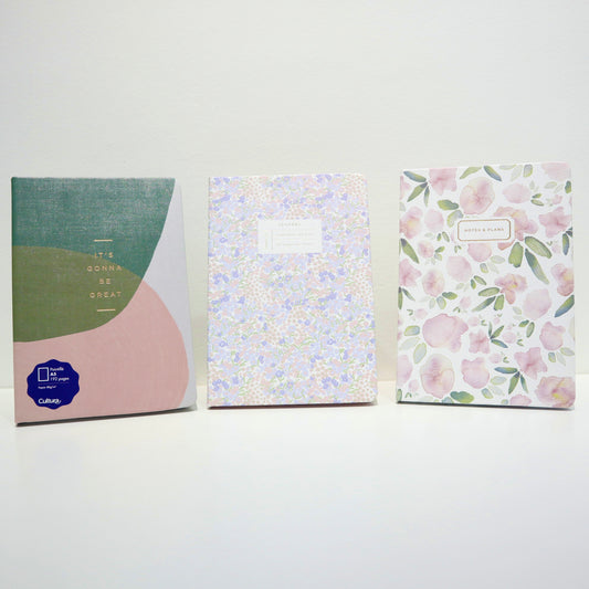 Floral Print Notebooks