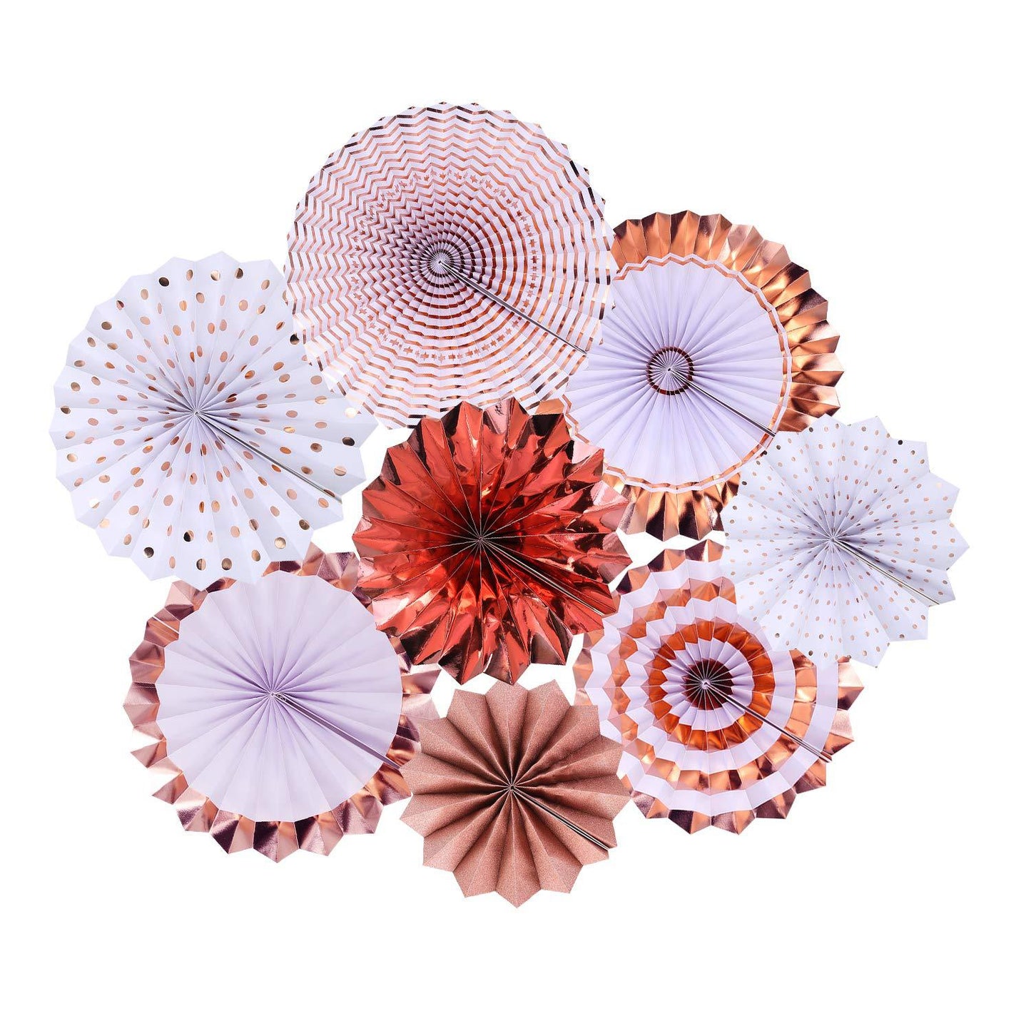 Wedding holiday party decoration paper fan flower set