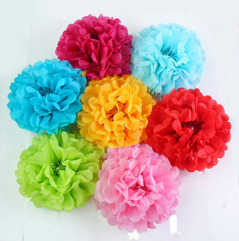 Paper flower ball Paper flower decoration festival birthday party decoration flower ball decoration props