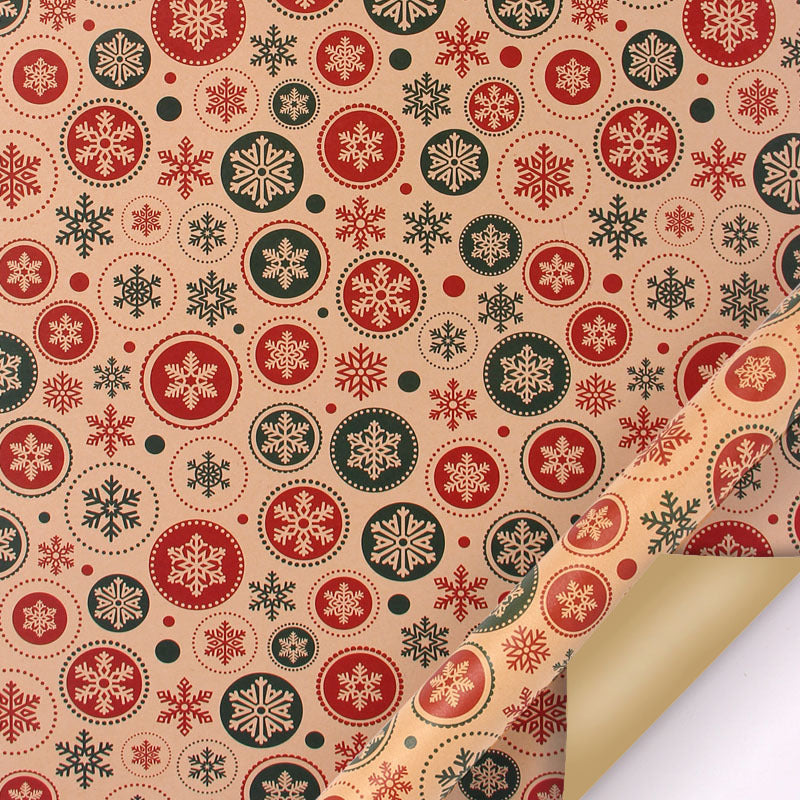 Vintage kraft Christmas gift box wrapping paper  DIY