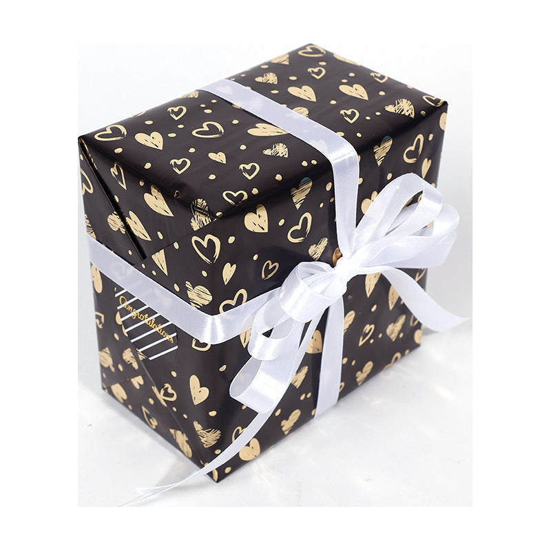 Black gold series high-end business gift wrapping paper