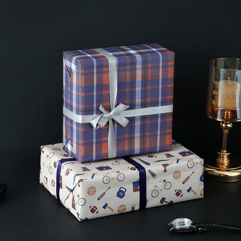 Gift wrapping paper for men on Father's Day