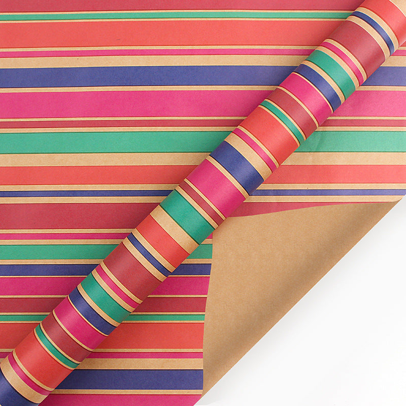 Happy Birthday Kraft Paper Vintage Gift Holiday gift wrapping paper