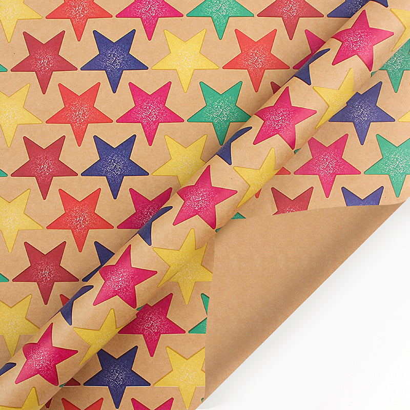 Happy Birthday Kraft Paper Vintage Gift Holiday gift wrapping paper