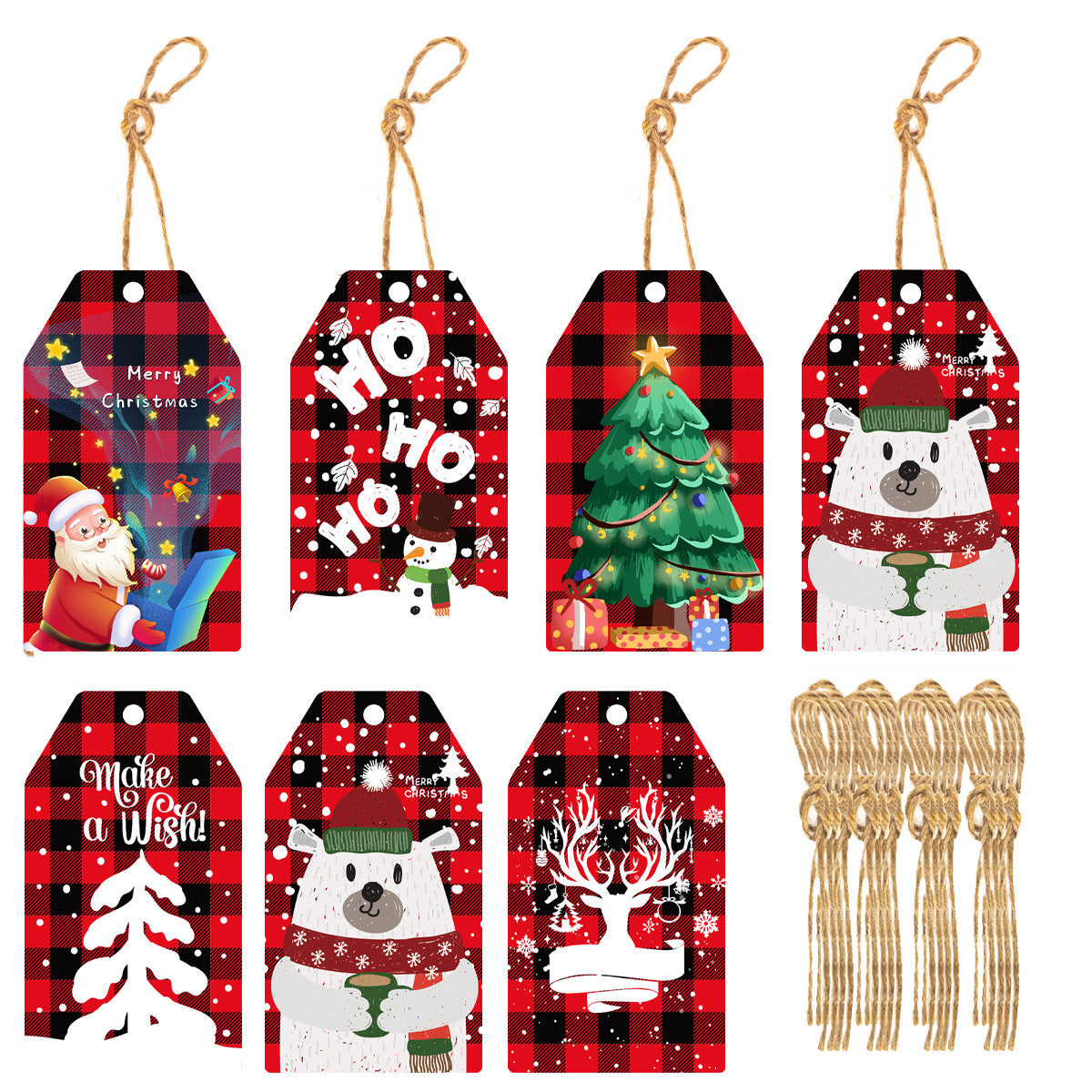 Christmas gift tag cards