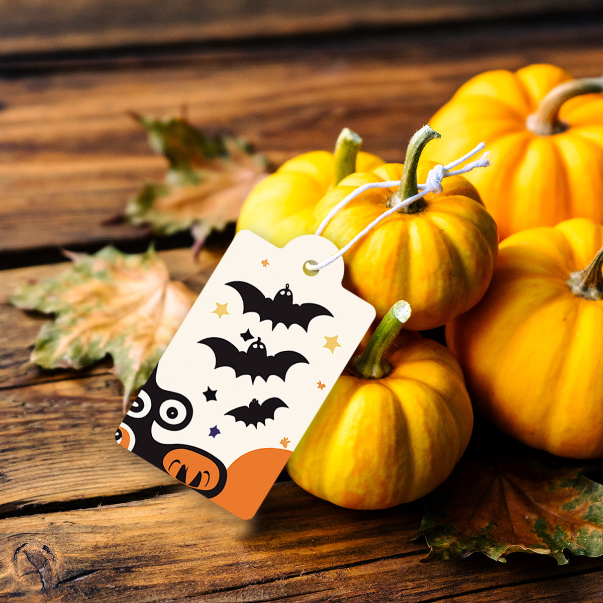 Halloween spooky ghost theme decorated gift bookmark tag