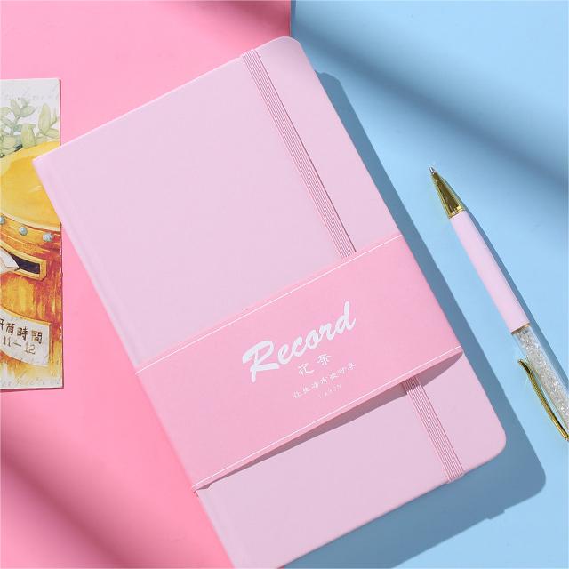 Business notebook simple solid color cover notepad