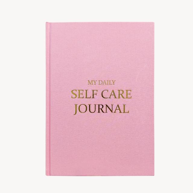 Gratitude Journal Self-Care Journal A5 notebook with gold cover